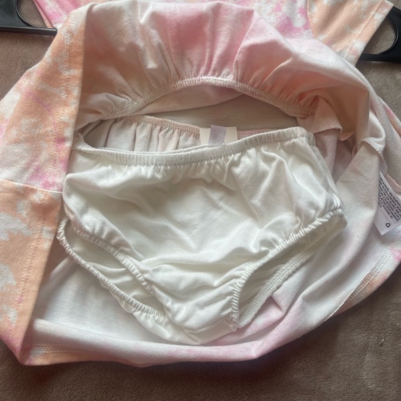 Cat & Jack Pink and Peach Tie-Dye Dress - Picture 2 of 5